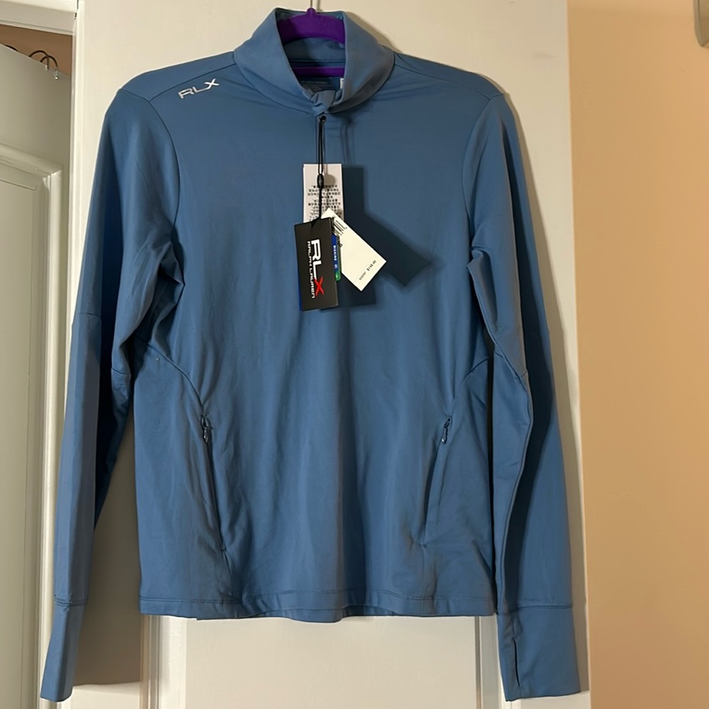RLX Ralph Lauren Golf Stretch Jersey Knit UV Base Layer 1/4 Zip
Size SMALL